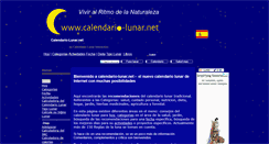 Desktop Screenshot of calendario-lunar.net