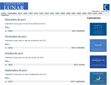Tablet Screenshot of calendario-lunar.com